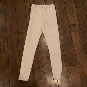 White zara jeans